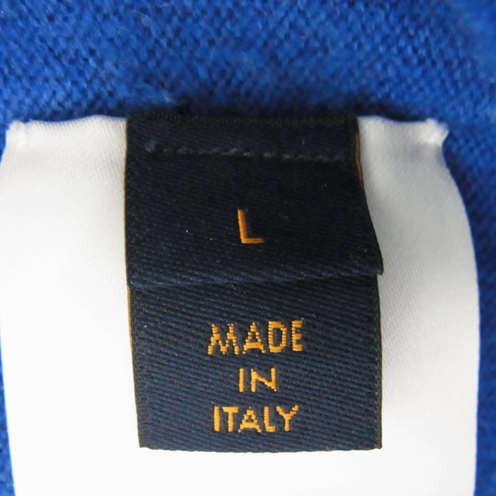 LOUIS VUITTON ルイ・ヴィトン 20SS RM201Q JZE HHN42W インサイドアウト カシミヤ クルーネック ニット セーター ブルー ブルー系 L【中古】