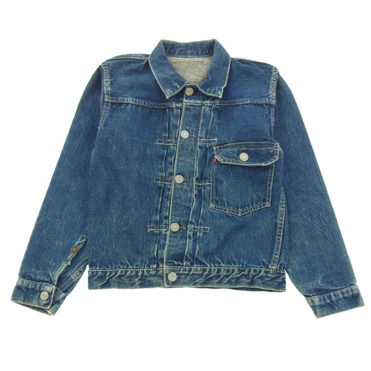Levi's リーバイス ヴィンテージ 506XX 506BXX 1st BigE ベイビー キッズ デニム ジャケット 針バックル インディゴブルー系【中古】