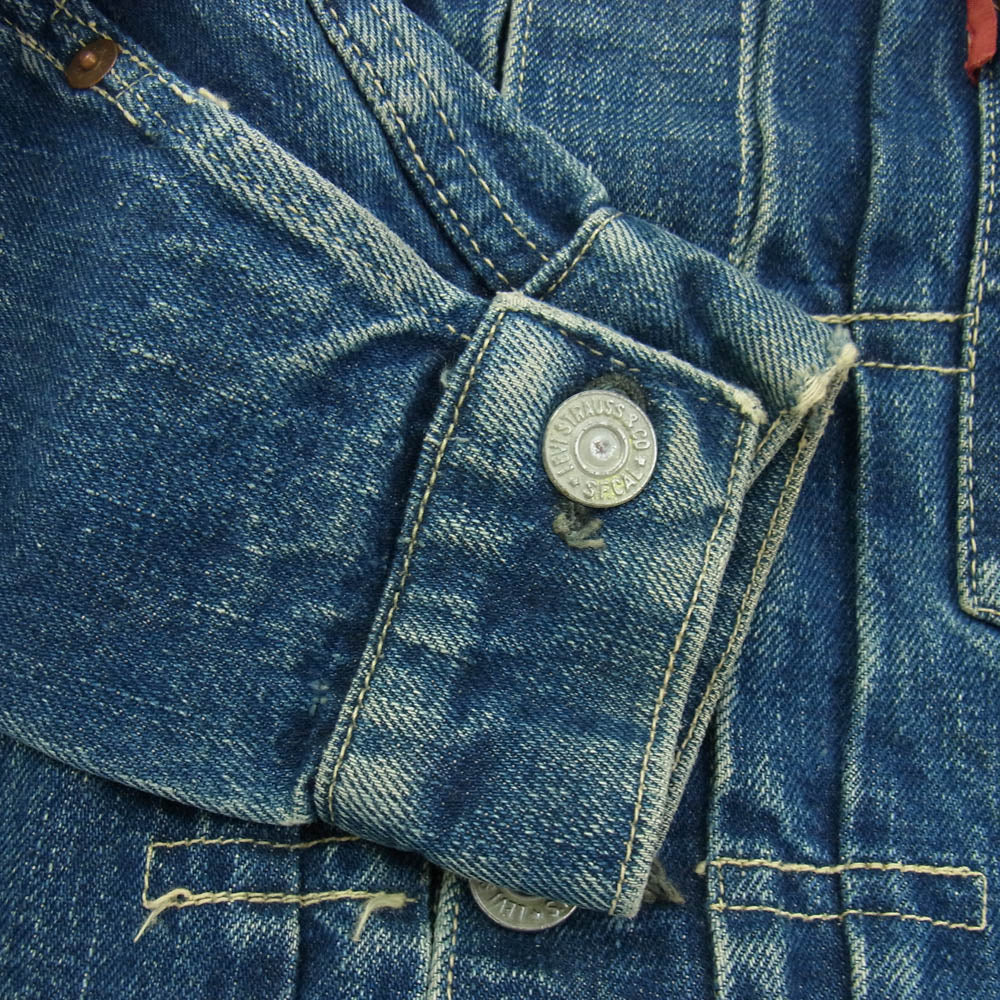 Levi's リーバイス ヴィンテージ 506XX 506BXX 1st BigE ベイビー キッズ デニム ジャケット 針バックル インディゴブルー系【中古】
