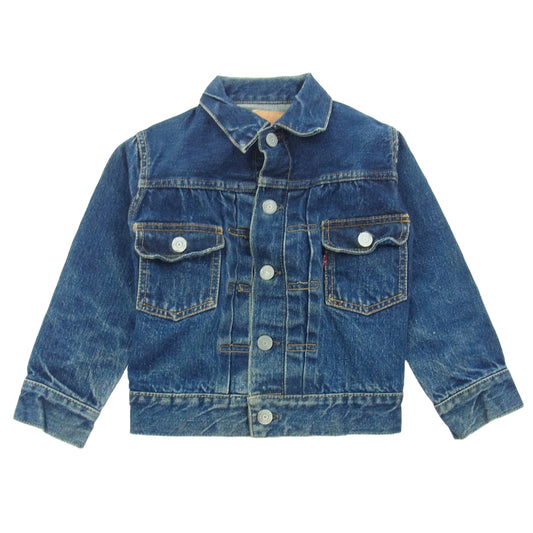 Levi's リーバイス ヴィンテージ 507XX 507BXX 2nd BigE デニム キッズ ジャケット インディゴブルー系 10【中古】