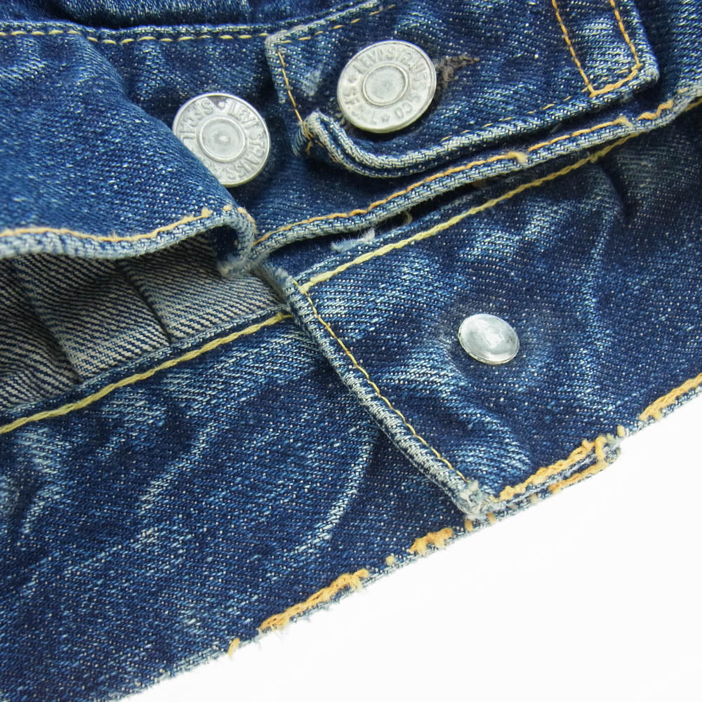 Levi's リーバイス ヴィンテージ 507XX 507BXX 2nd BigE デニム キッズ ジャケット インディゴブルー系 10【中古】