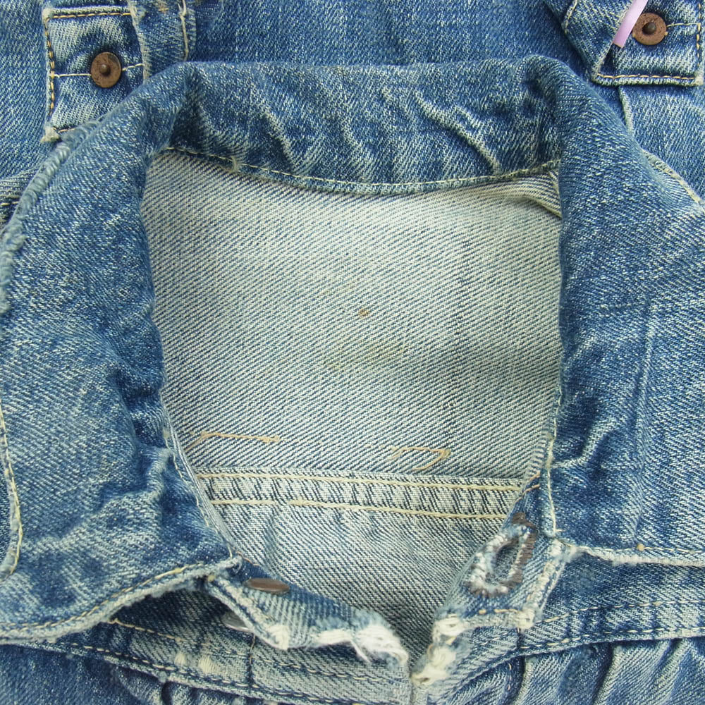 Levi's リーバイス ヴィンテージ 506XX 506BXX 1st jacket BigE ベイビー キッズ デニム ジャケット 針バックル インディゴブルー系【中古】