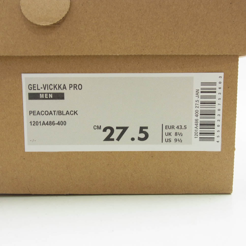 asics アシックス 1201A486 SKATEBOARDING  スケートボーディング スケートボード スケシュー スニーカー ネイビー系 パープル系 27.5cm【中古】