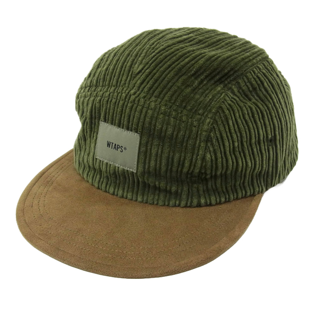 WTAPS ダブルタップス 21AW 212HCDT-HT04 CAP 5パネル コーデュロイ キャップ グリーン系 カーキ系 X00【中古】