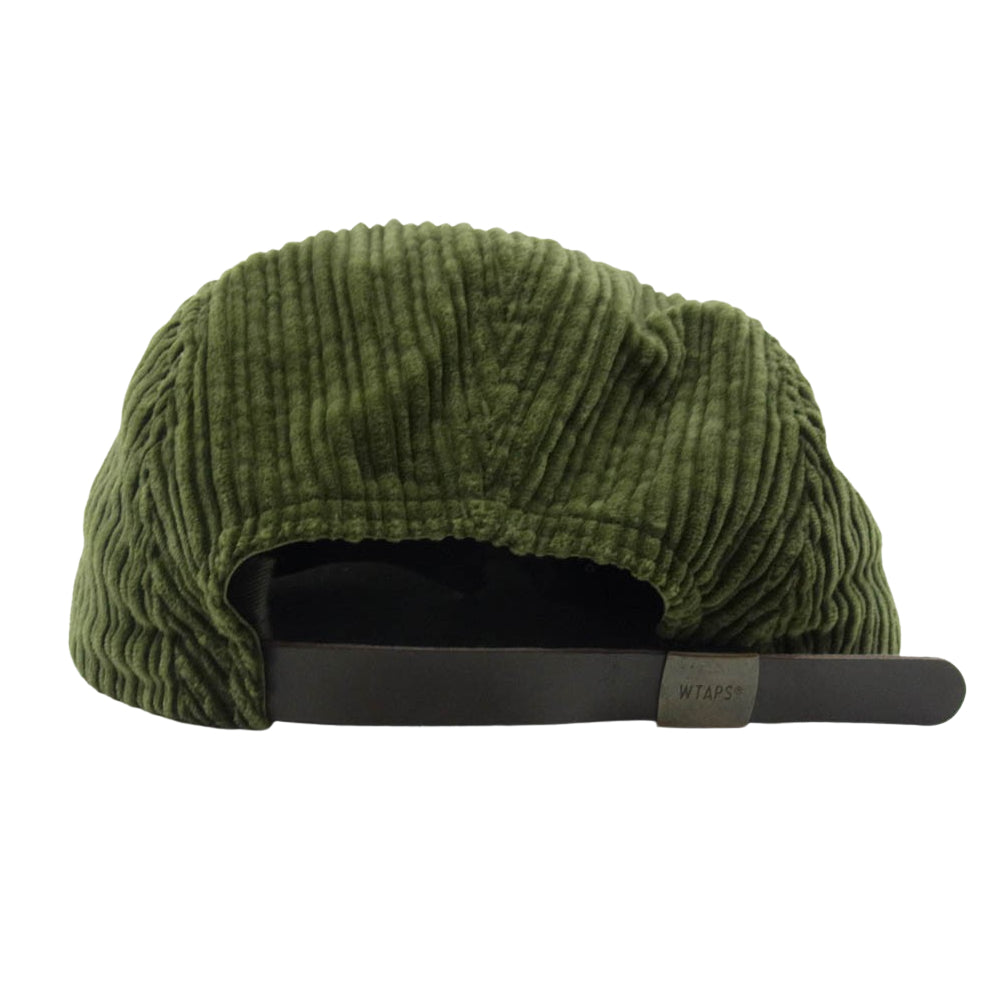 WTAPS ダブルタップス 21AW 212HCDT-HT04 CAP 5パネル コーデュロイ キャップ グリーン系 カーキ系 X00【中古】