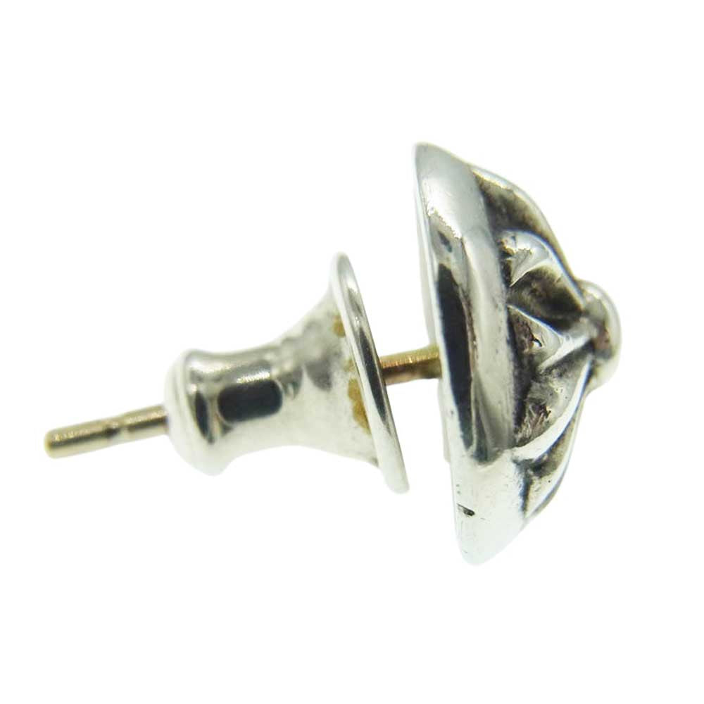 CHROME HEARTS クロムハーツ（原本有） STUD CRSBLL クロスボール スタッド ピアス【中古】