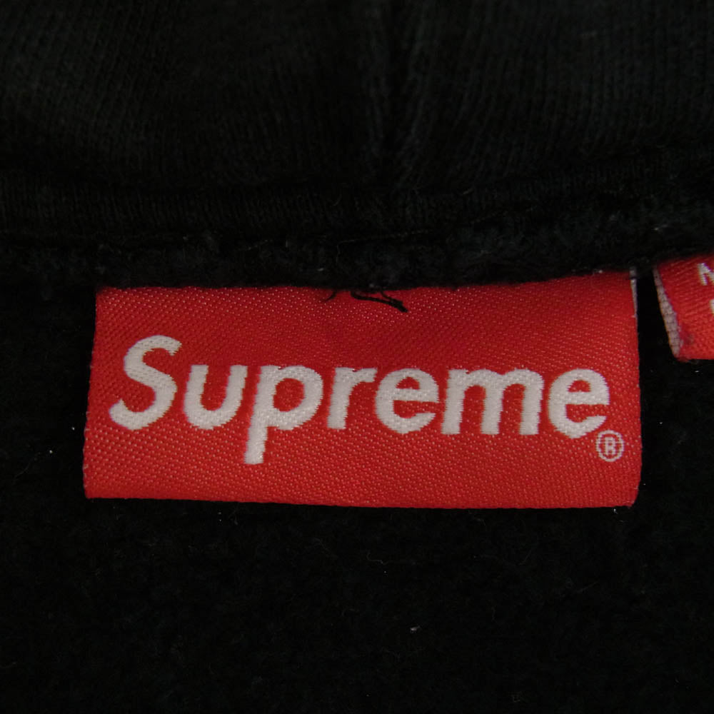 Supreme シュプリーム 16AW Small Box Zip Up Hooded Sweatshirt スモールボックスロゴ ジップアップ フーディー スウェットパーカーブラック系 ブラック系 S【中古】
