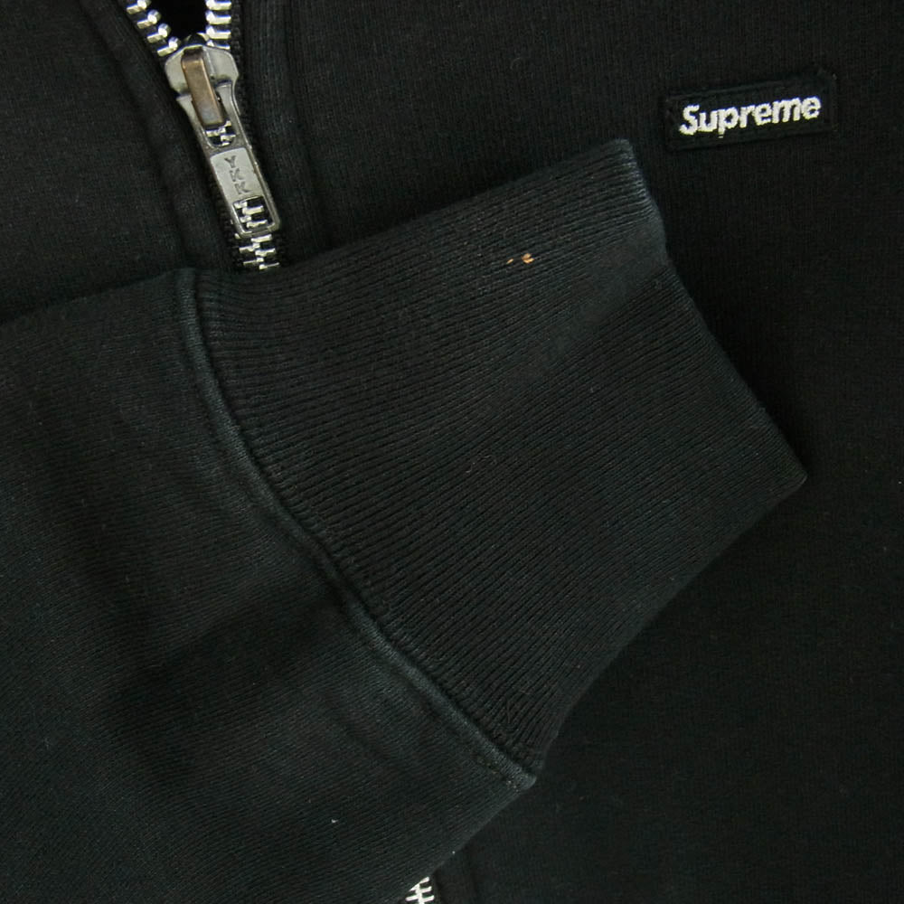 Supreme シュプリーム 16AW Small Box Zip Up Hooded Sweatshirt スモールボックスロゴ ジップアップ フーディー スウェットパーカーブラック系 ブラック系 S【中古】
