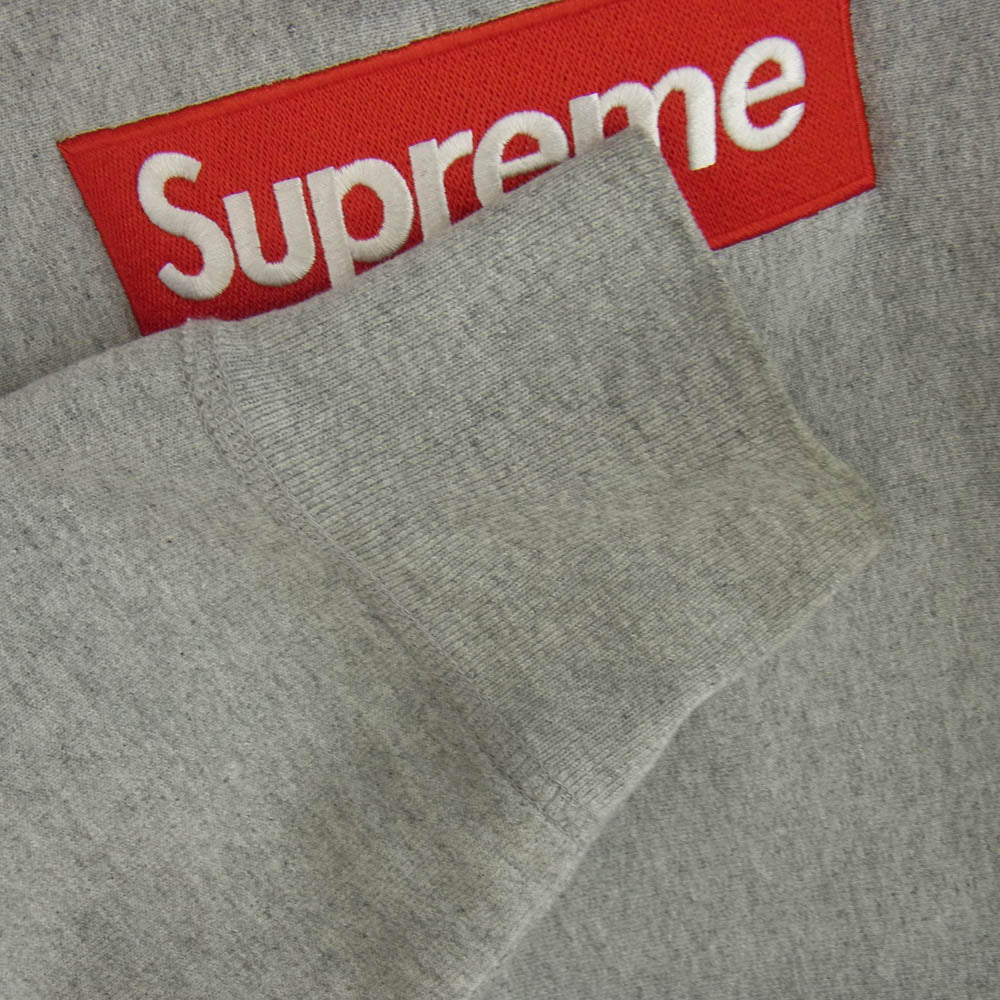 Supreme シュプリーム 16AW Box Logo Hooded Sweatshirt ボックスロゴ フーディー スウェット パーカー ヘザーグレー グレー系 S グレー系 S【中古】