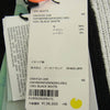 OFF-WHITE オフホワイト OWHB006F20KNI001 ロゴ インターシャ Vネック カーディガン ブラック系 40【美品】【中古】