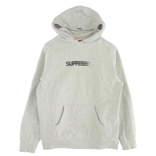 Supreme シュプリーム 20SS Motion Logo Hooded Sweat モーションロゴ フーデッド スウェットシャツ パーカー グレー系 M【中古】