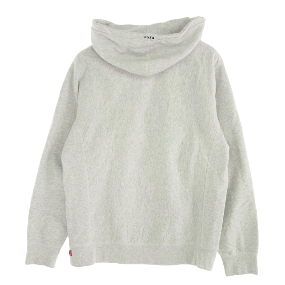 Supreme シュプリーム 20SS Motion Logo Hooded Sweat モーションロゴ フーデッド スウェットシャツ パーカー グレー系 M【中古】