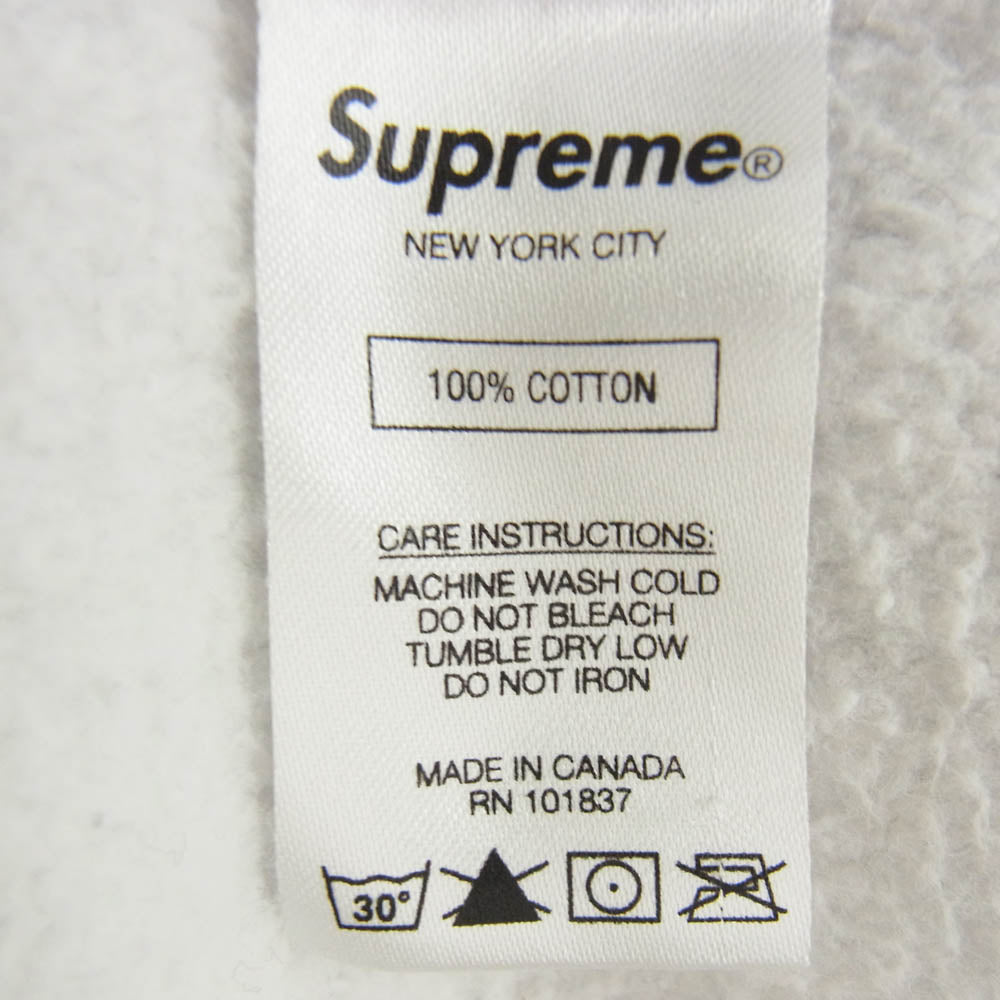 Supreme シュプリーム 20SS Motion Logo Hooded Sweat モーションロゴ フーデッド スウェットシャツ パーカー グレー系 M【中古】