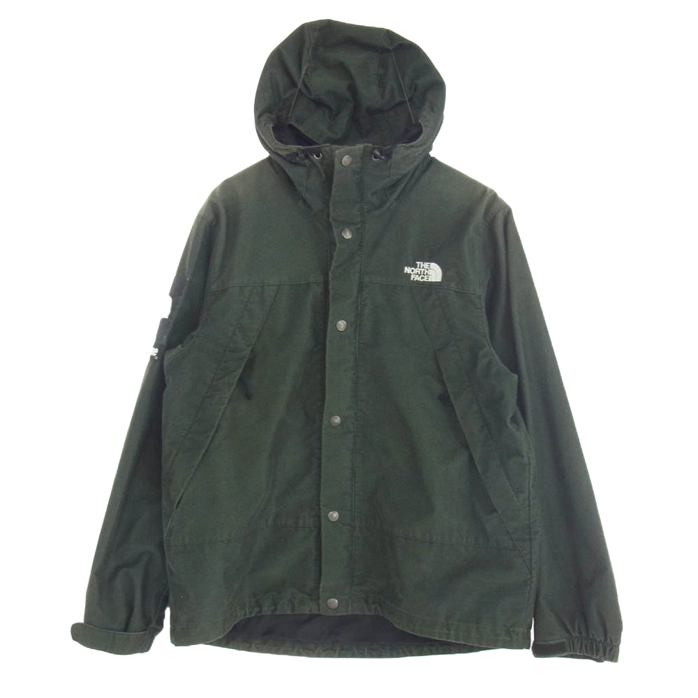 Supreme シュプリーム 12AW THE NORTH FACE MOUNTAIN SHELL JACKET Forest ザノースフェイス マウンテン シェル ジャケット フォーレスト ジャケット モスグリーン系【中古】