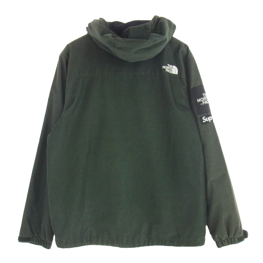 Supreme シュプリーム 12AW THE NORTH FACE MOUNTAIN SHELL JACKET Forest ザノースフェイス マウンテン シェル ジャケット フォーレスト ジャケット モスグリーン系【中古】