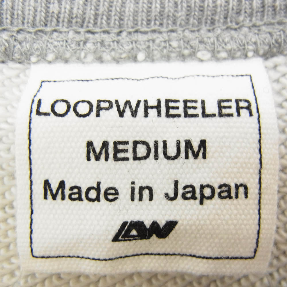 LOOPWHEELER ループウィラー ループウィラー ク ルーネック スウェット グレー系 M【中古】