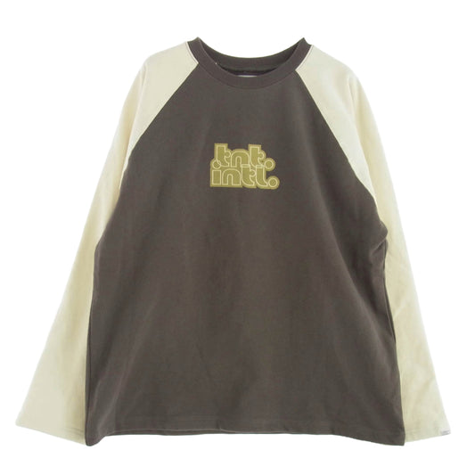 ディスイズネバーザット TN223TSWCW11 ラグラン クルーネック スウェット ブラウン系 L【中古】