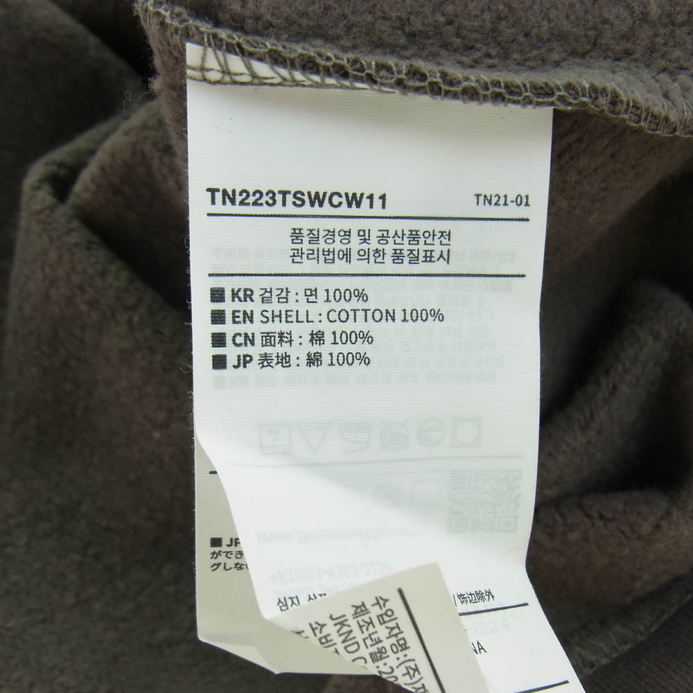 ディスイズネバーザット TN223TSWCW11 ラグラン クルーネック スウェット ブラウン系 L【中古】