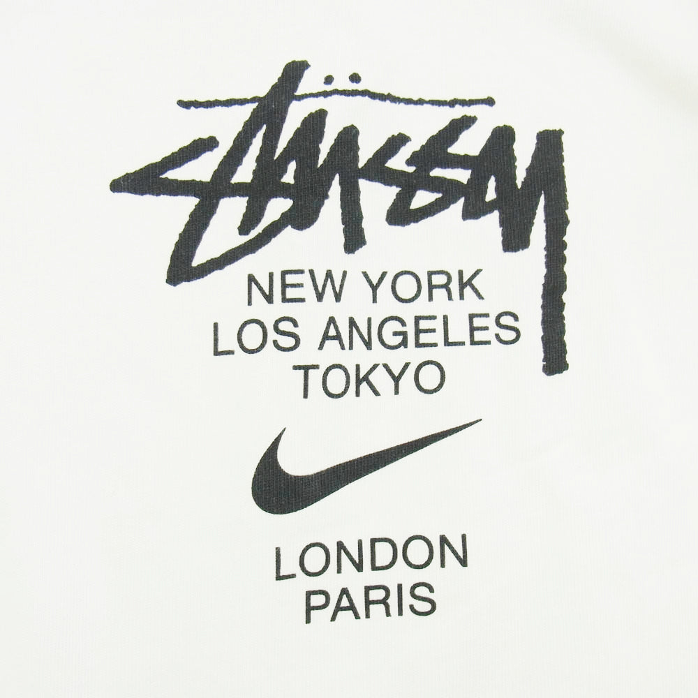 NIKE ナイキ DD3342-121 STUSSY ステューシー INTERNATIONAL TEE WHITE インターナショナル 半袖 Tシャツ ホワイト系 M【中古】
