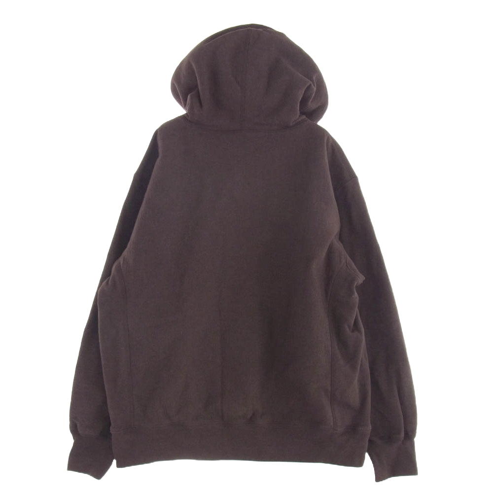 Supreme シュプリーム 21AW Box Logo Hooded Sweatshirt ボックスロゴ フーデット スウェット パーカー ブラウン系 M【中古】