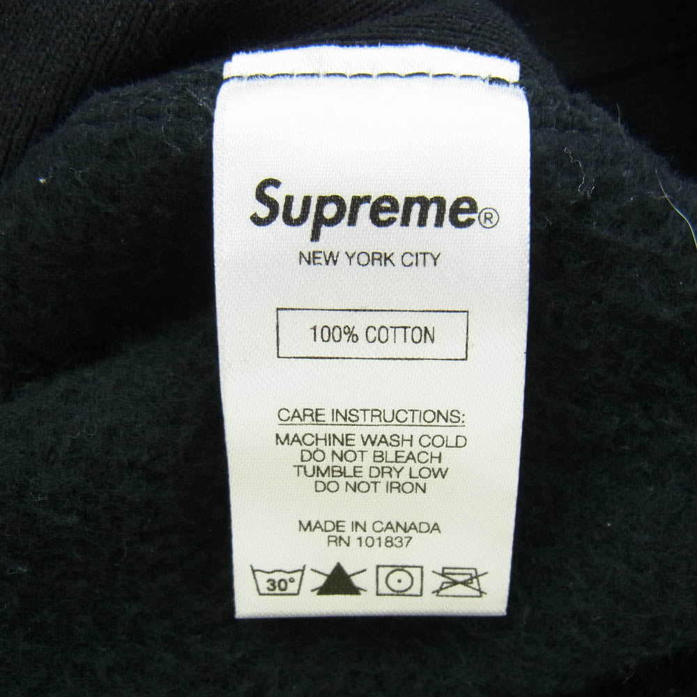 Supreme シュプリーム 19AW Bandana Box Logo Hooded Sweatshirt バンダナ ボックス ロゴ フーディッド スウェットシャツ パーカー ブラック系 M【中古】