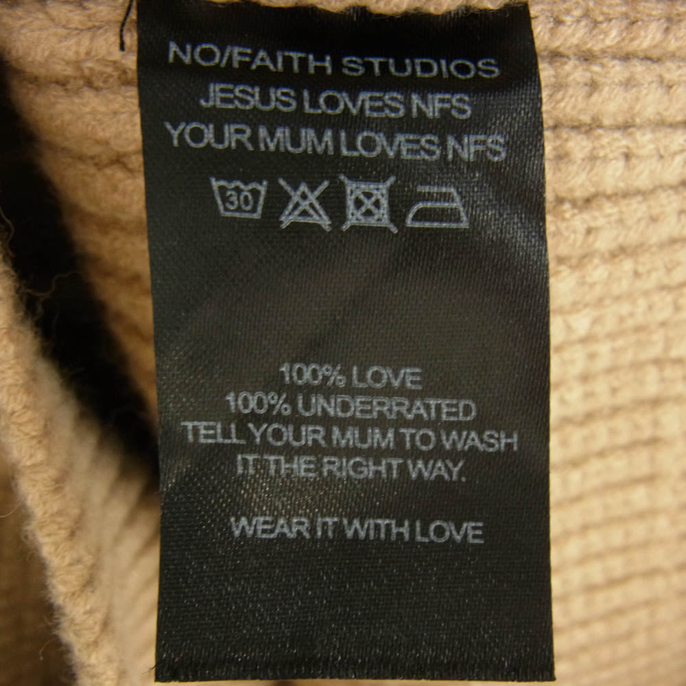 ノーフェイスストゥディオス HEAVY KNIT ヘビー ニット セーター カーキ系 2【中古】