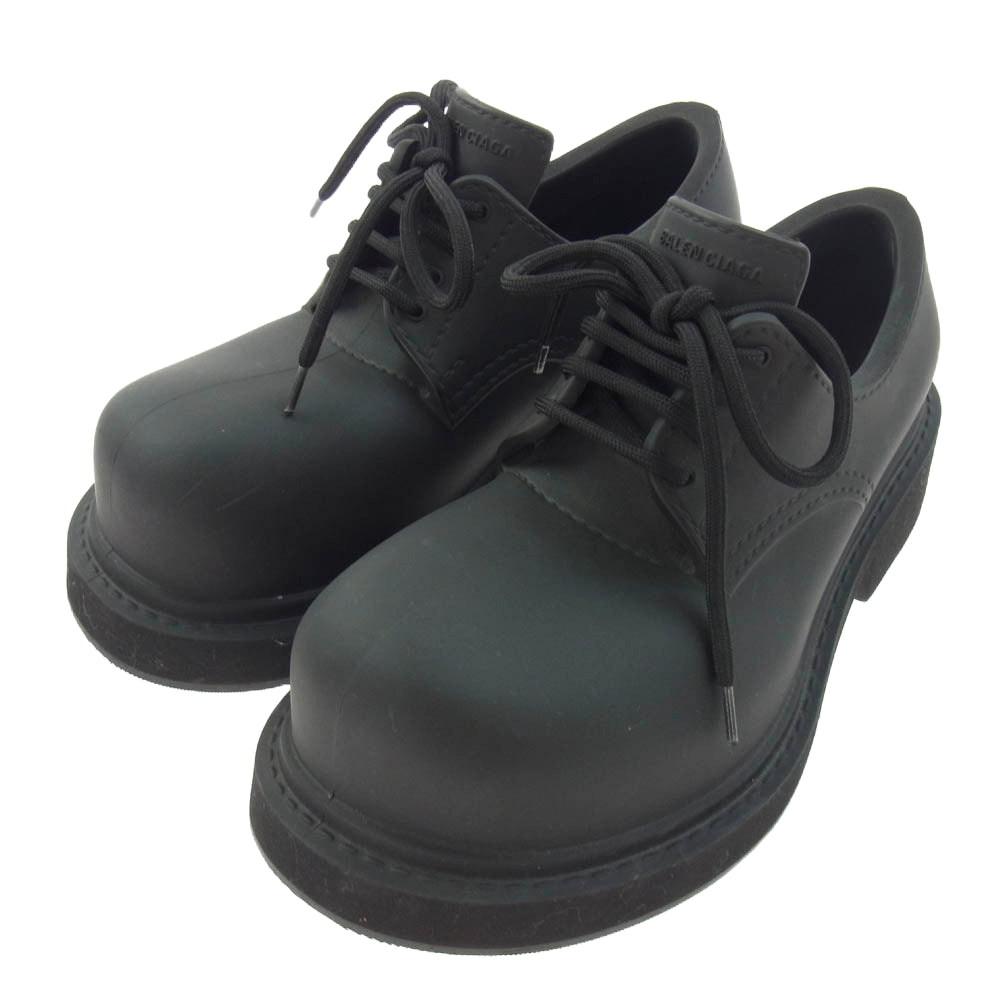 BALENCIAGA バレンシアガ 717805 WOFOI 1000 STEROID DERBY FULL EVA ステロイド ダービー シューズ ブラック系 40【中古】