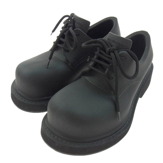 BALENCIAGA バレンシアガ 717805 WOFOI 1000 STEROID DERBY FULL EVA ステロイド ダービー シューズ ブラック系 40【中古】