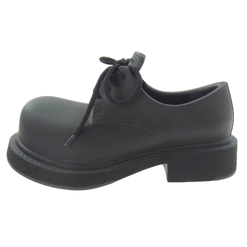 BALENCIAGA バレンシアガ 717805 WOFOI 1000 STEROID DERBY FULL EVA ステロイド ダービー シューズ ブラック系 40【中古】