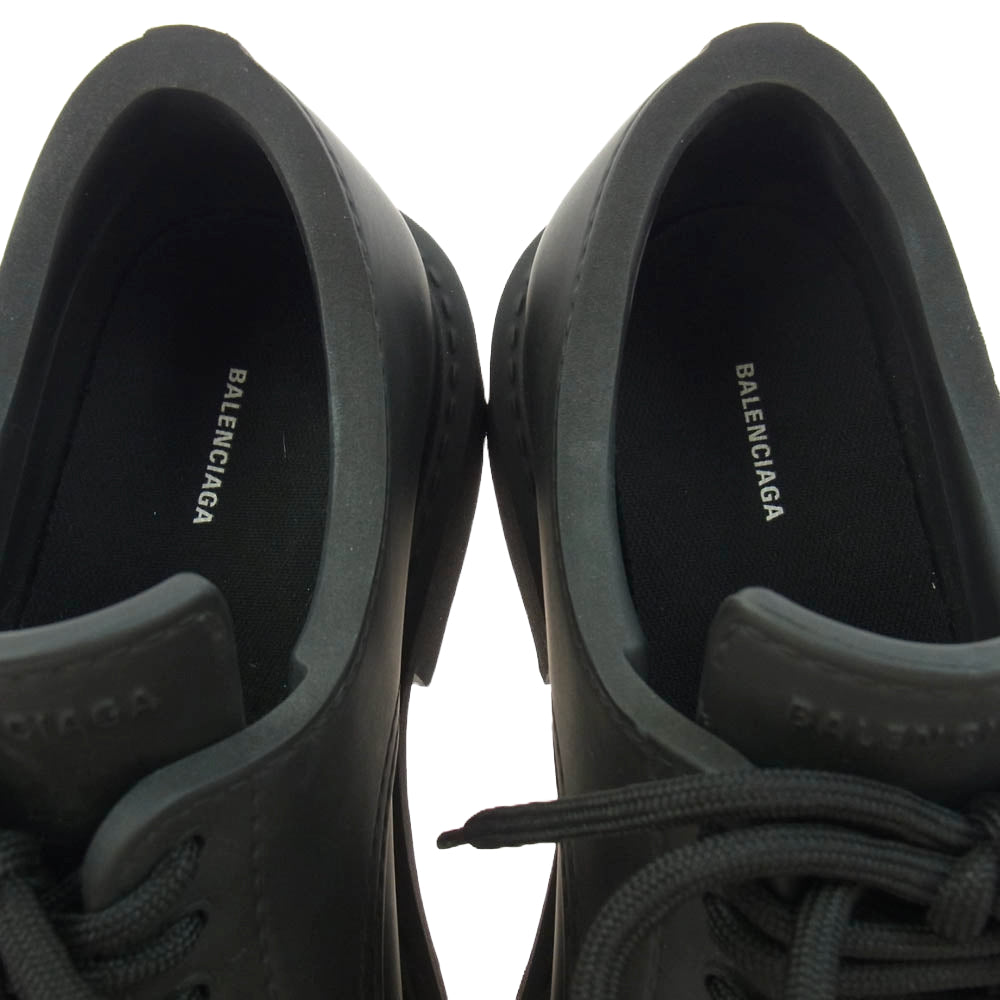 BALENCIAGA バレンシアガ 717805 WOFOI 1000 STEROID DERBY FULL EVA ステロイド ダービー シューズ ブラック系 40【中古】