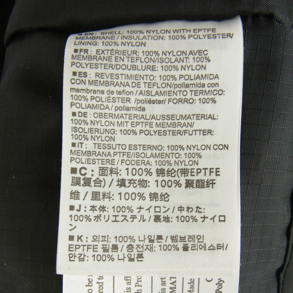 ARC'TERYX アークテリクス LEAF COLD WX HOODY LT GEN 2 リーフ コールド ダブルエックス フーディ ブラック系 M【中古】