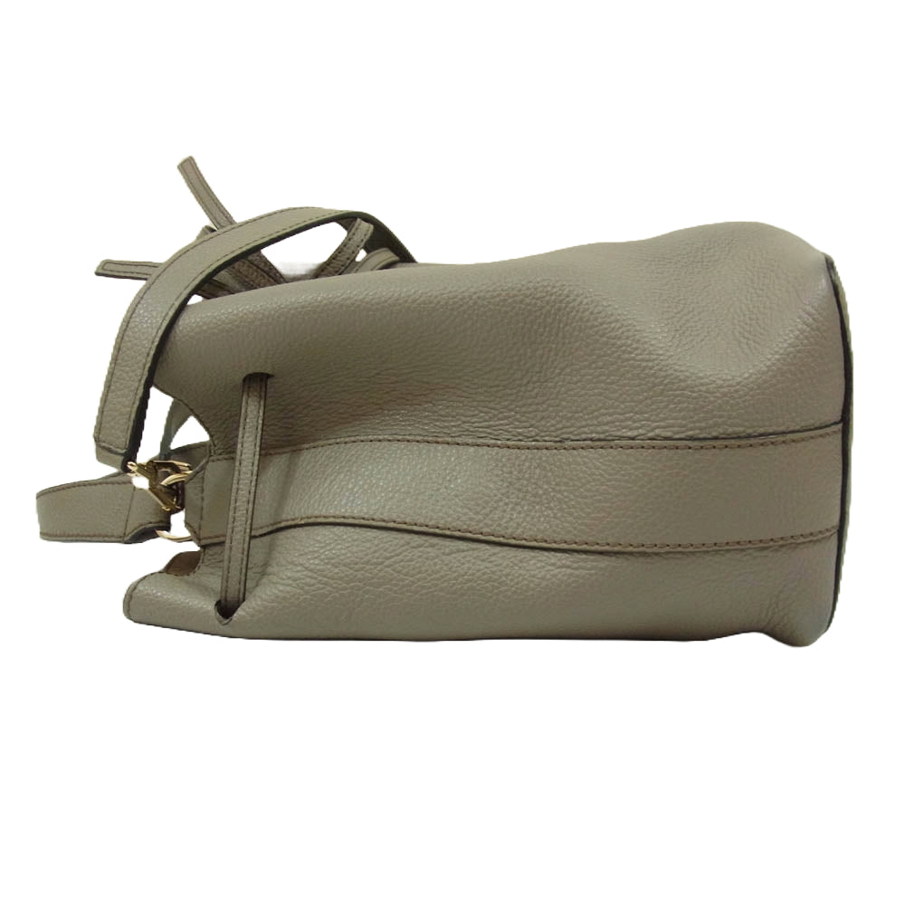 Furla フルラ F7340 コスタンザ 2way ショルダー レザー バッグ グレー系【中古】
