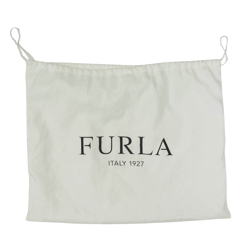 Furla フルラ F7340 コスタンザ 2way ショルダー レザー バッグ グレー系【中古】
