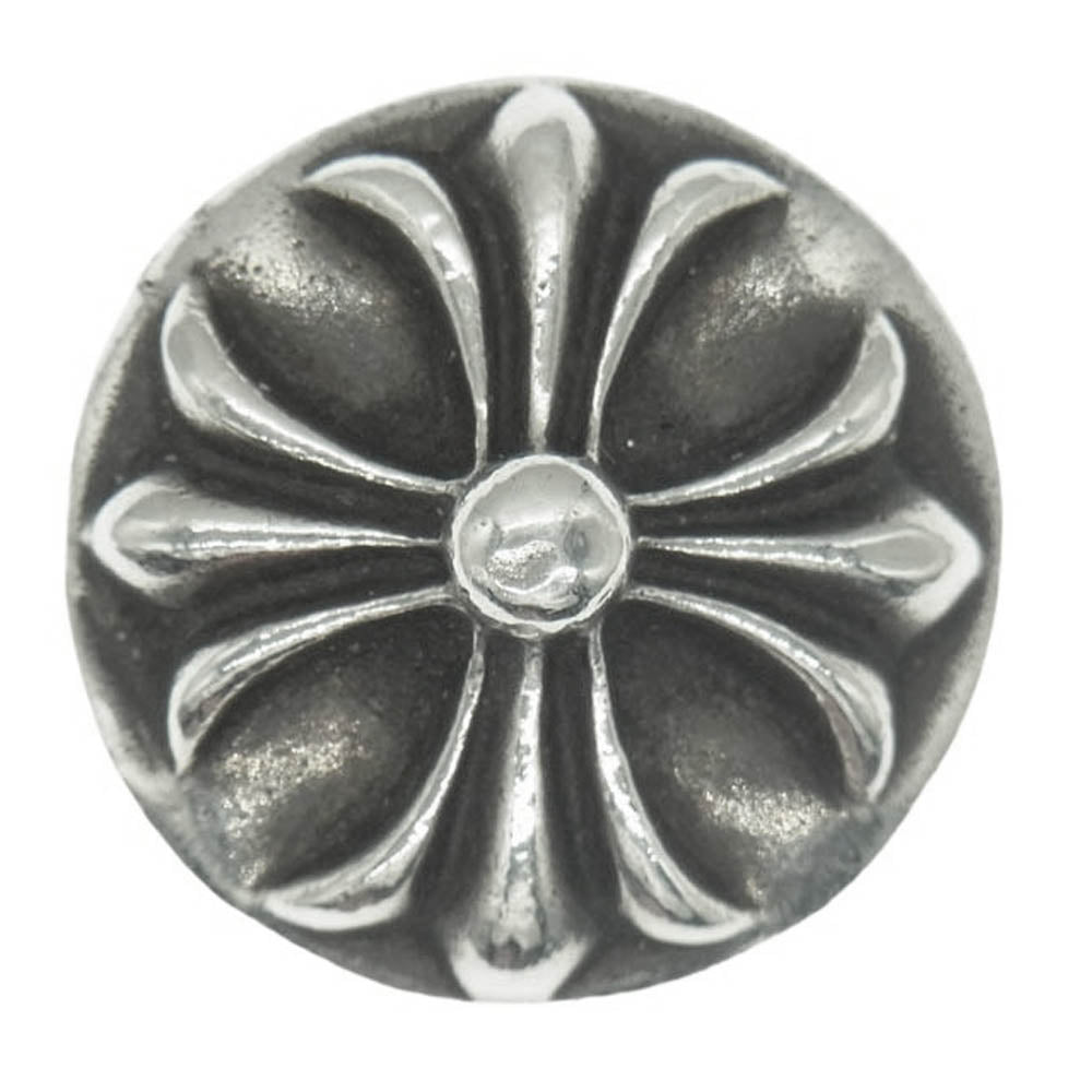 CHROME HEARTS クロムハーツ（原本無） HAIRBAND クロスボールボタンヘアゴム シルバー コンチョ シルバー系【中古】