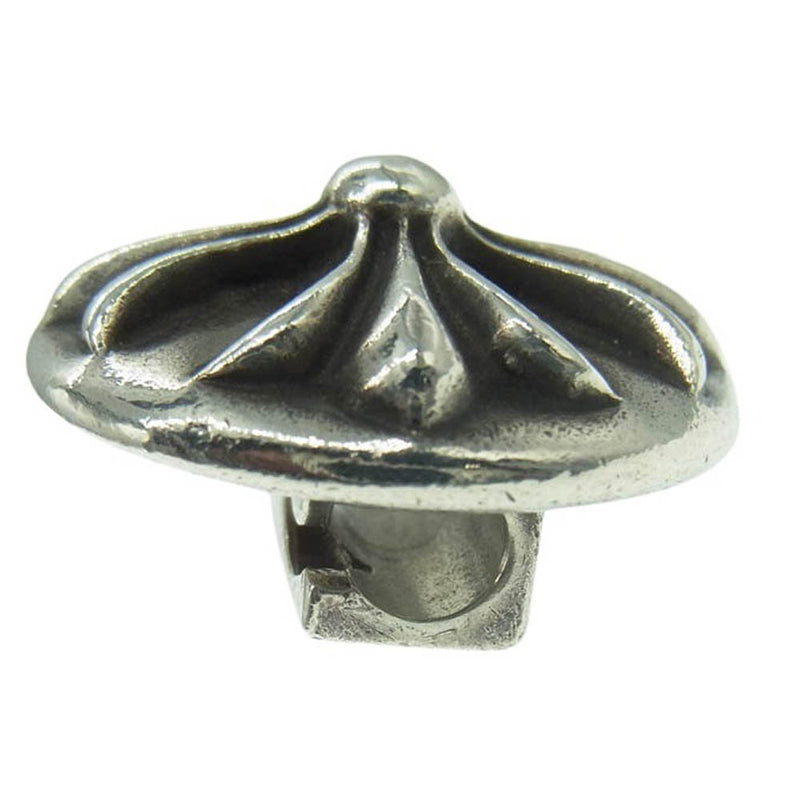 クロムハーツ　クロスボールボタンヘアゴム　　コンチョ　シルバー クロムハーツクロスボールボタンヘアゴムコンチョシルバー