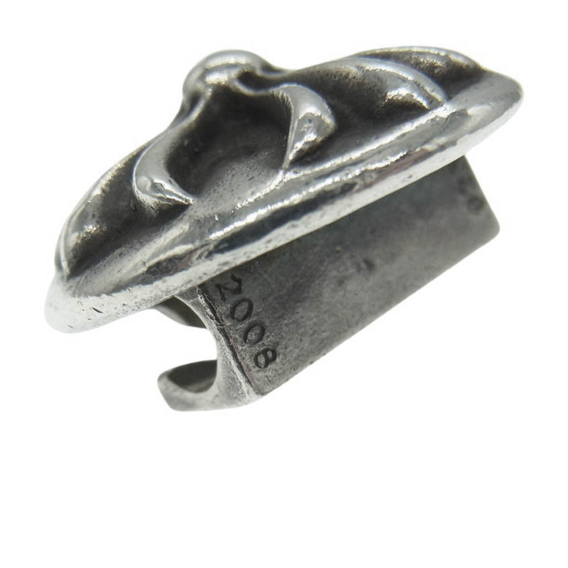 クロムハーツ　クロスボールボタンヘアゴム　　コンチョ　シルバー Chrome Hearts - クロムハーツ HAIRBAND/クロスボールボタン