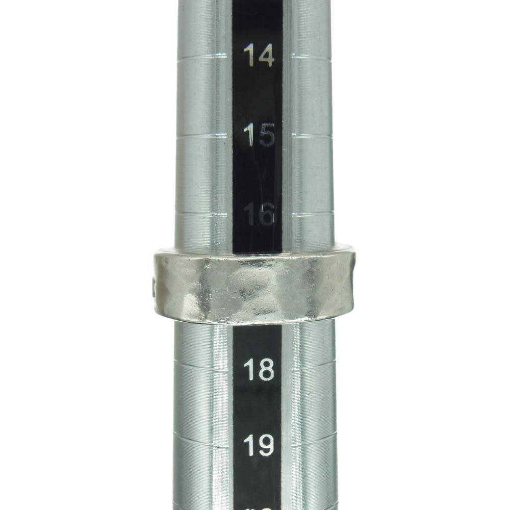 ダイゼン 金メタル付 リング シルバー系 17号【中古】