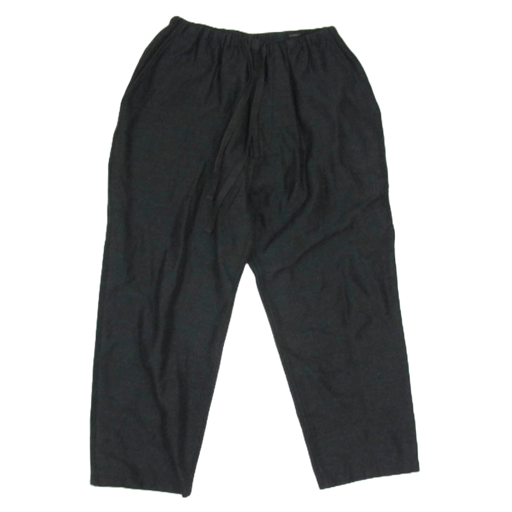 COMOLI コモリ 21AW U03-03002 ウールシルク ドローストリングパンツ グレー系 1【中古】