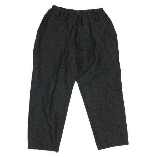 COMOLI コモリ 21AW U03-03002 ウールシルク ドローストリングパンツ グレー系 1【中古】