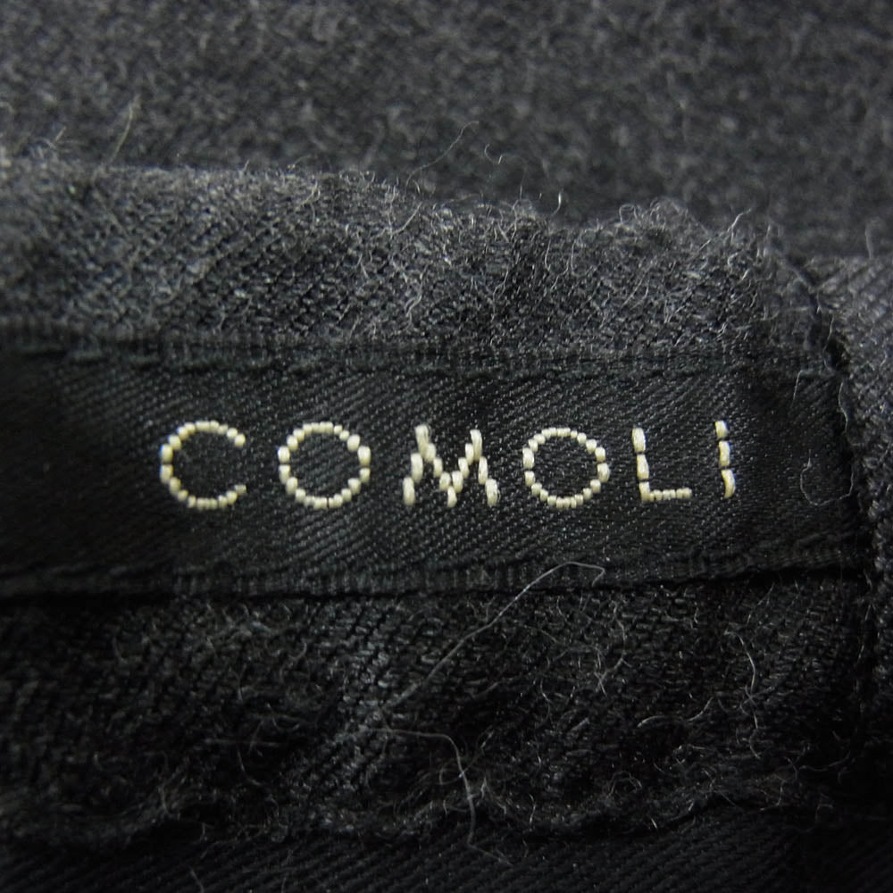COMOLI コモリ 21AW U03-03002 ウールシルク ドローストリングパンツ グレー系 1【中古】