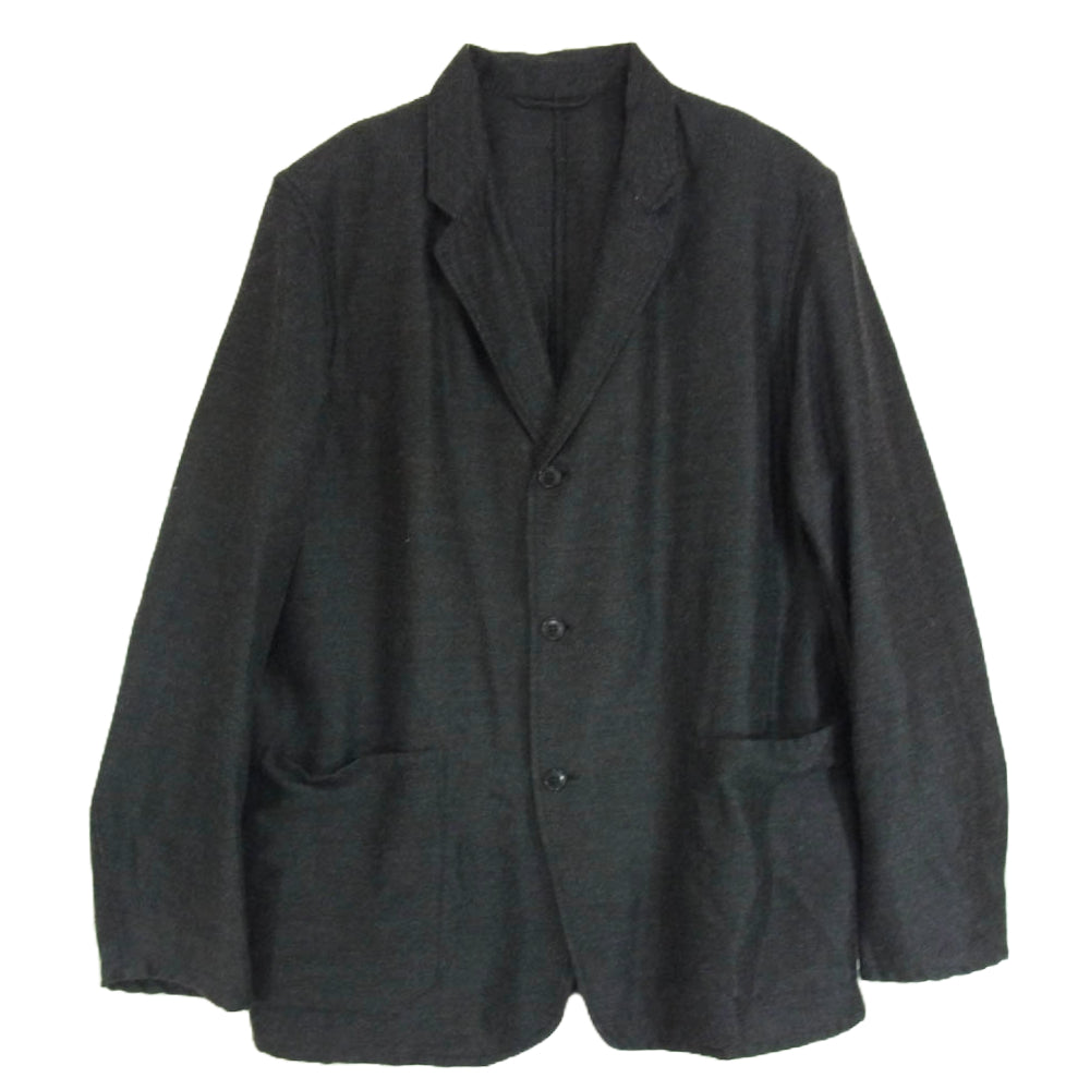 COMOLI コモリ 21AW U03-01002 ウールシルク テーラード ジャケット グレー系 1【中古】
