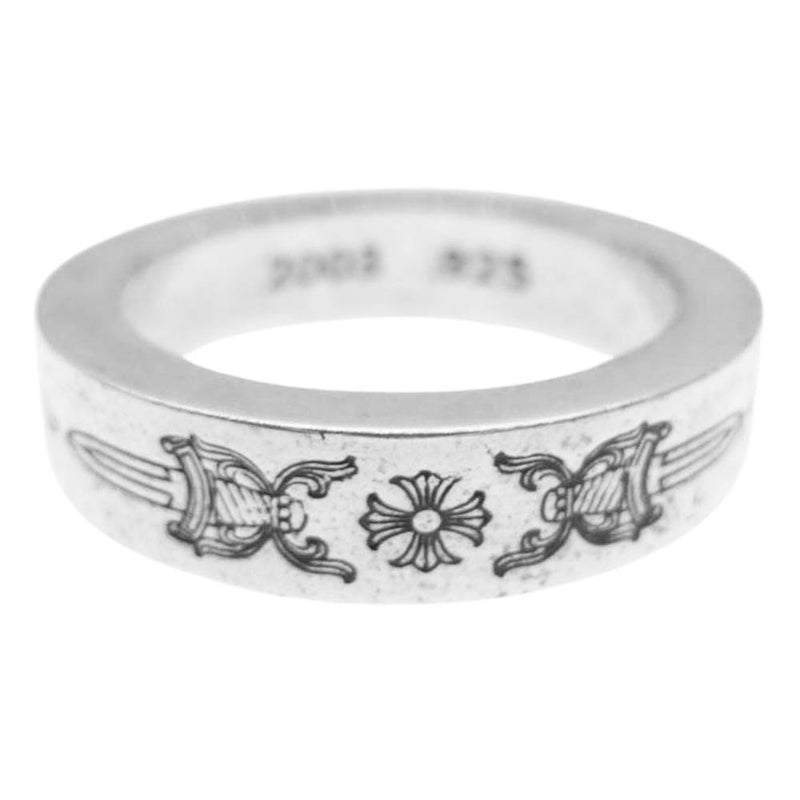 CHROME HEARTS クロムハーツ（原本無） 6mm SPACER DAGGER スペーサー ダガー リング シルバー系 19.5号【中古】