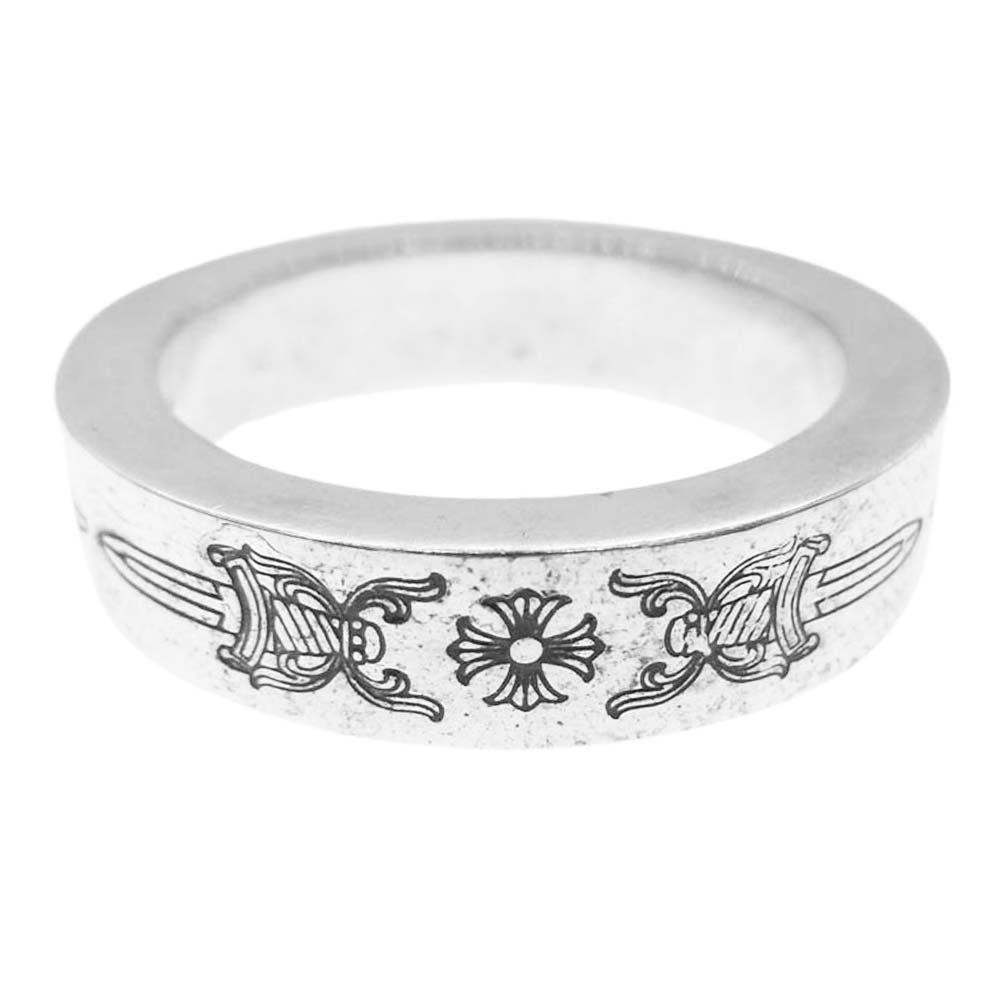 CHROME HEARTS クロムハーツ（原本無） 6mm SPACER DAGGER スペーサー ダガー リング シルバー系 19.5号【中古】