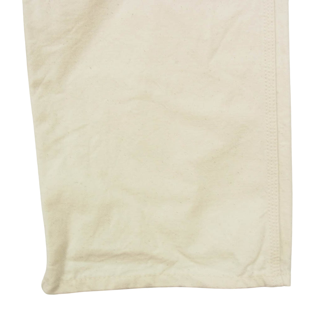 トロフィークロージング 1804N Waist Overalls Natural Duck ナチュラルダック ワーク パンツ ボタンフライ オフホワイト系 30【中古】