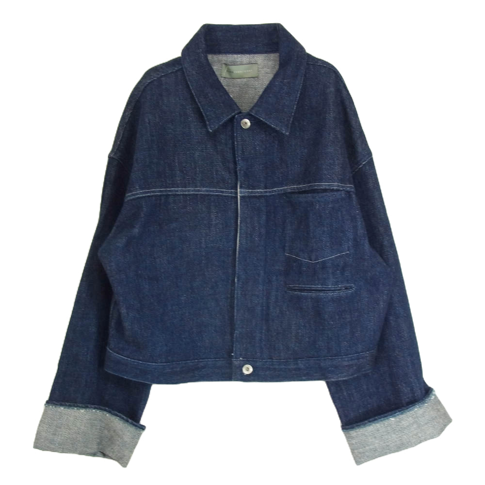 クロ デニムジャケット インディゴブルー系 サイズ表記無【中古】
