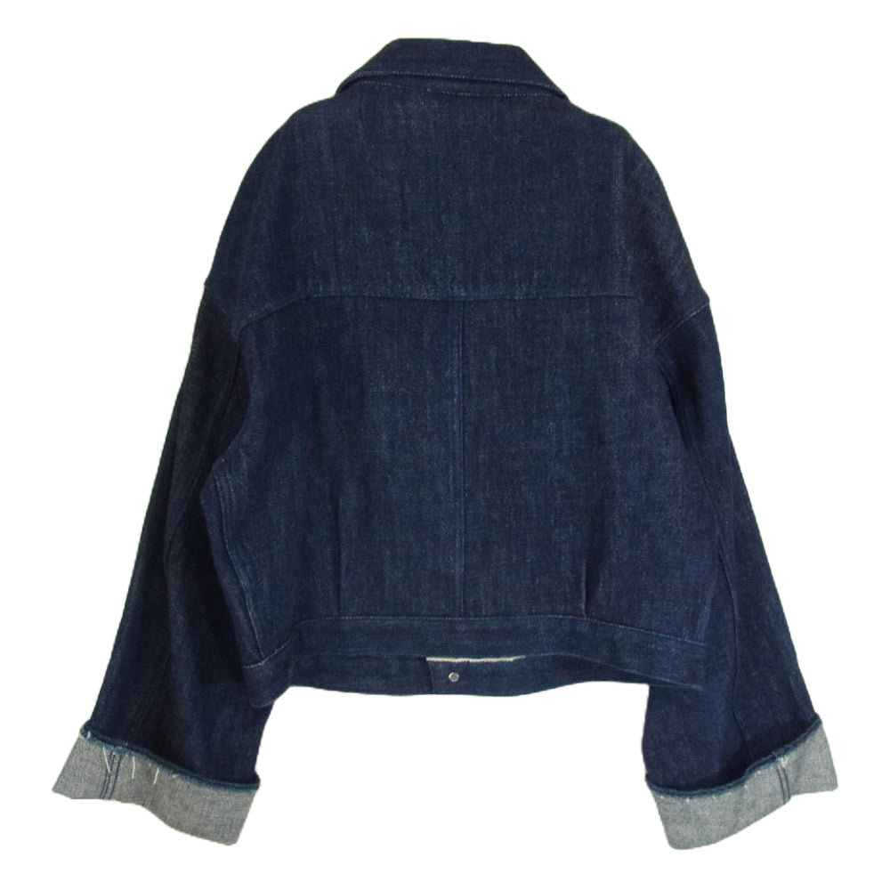 クロ デニムジャケット インディゴブルー系 サイズ表記無【中古】