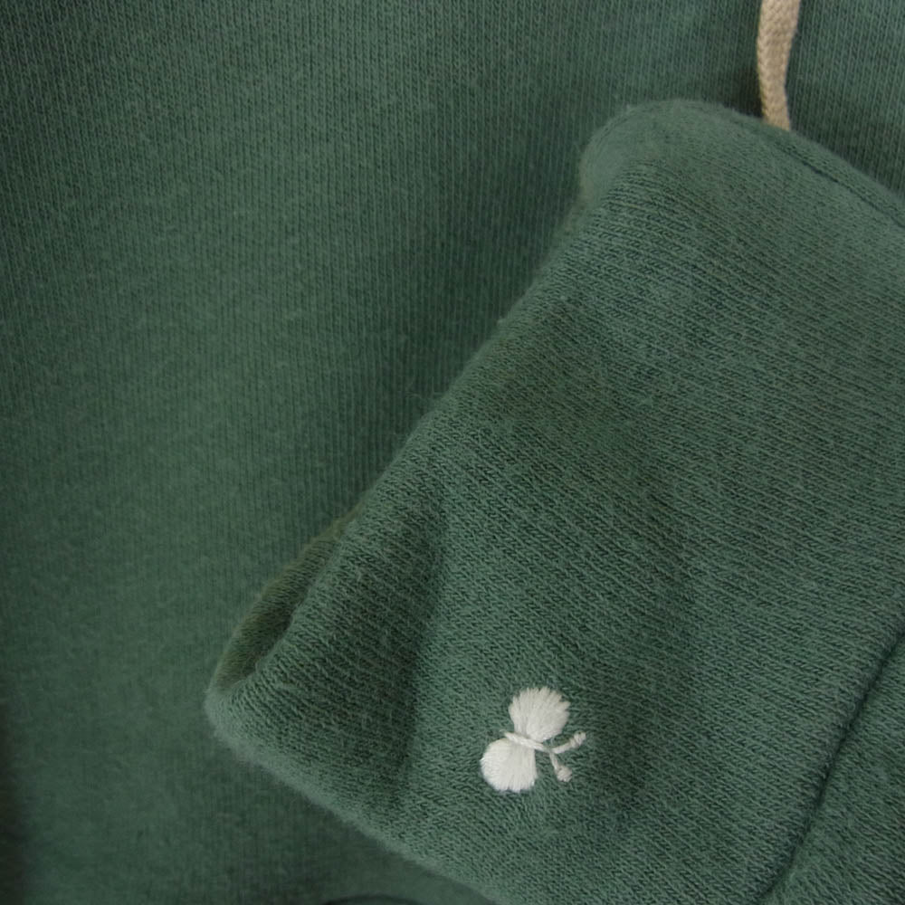 mina perhonen ミナペルホネン 長袖 ワンポイント刺繡 ジップパーカー