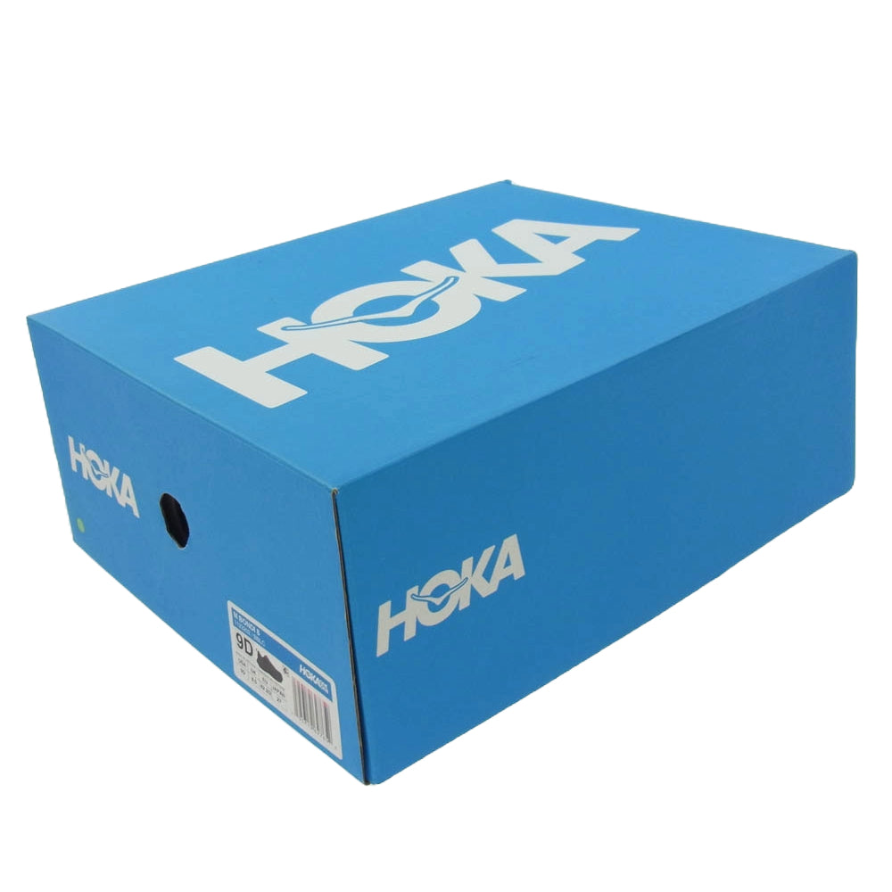 HOKA ONE ONE ホカ オネオネ 112302 BONDI 8 WIDE ボンダイ 8 ワイド ローカット スニーカー ブラック系 27cm【新古品】【未使用】【中古】