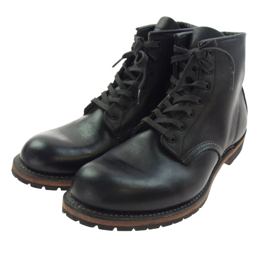 RED WING レッドウィング 9014 BECKMAN ベックマン レザーシューズ レースアップ ブーツ ブラック系 27.5cm【中古】