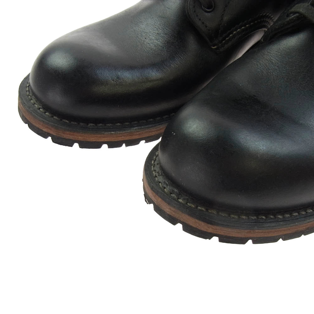 RED WING レッドウィング 9014 BECKMAN ベックマン レザーシューズ レースアップ ブーツ ブラック系 27.5cm【中古】